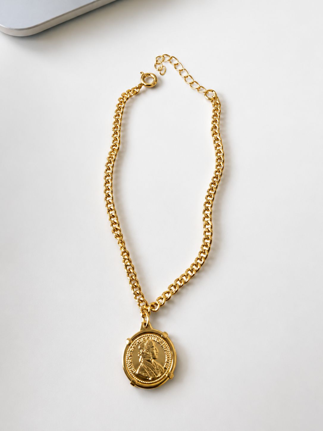 Pulseira Pingente Moeda
